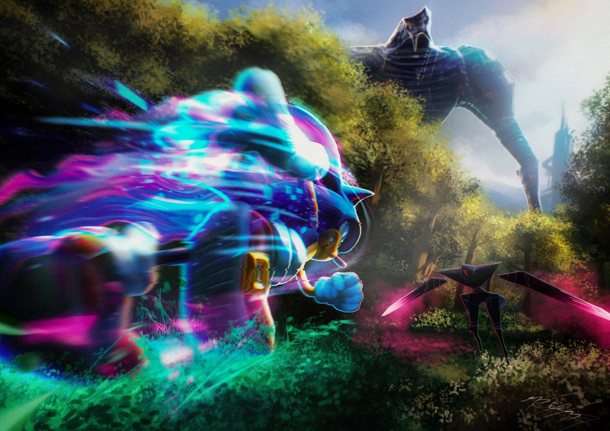 vermeildx's tweet image. HAPPY BIRTHDAY SONIC FRONTIERS