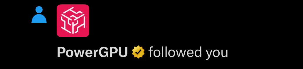 PowerGPU tweet media