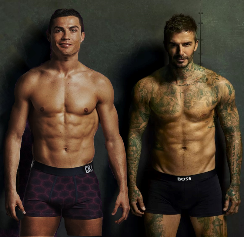 CliffordColm's tweet photo. Cristiano Ronaldo says he is "better looking than David Beckham" &amp; said he has "the whole package" and he would get the most attention if they both walked on a beach together "100%".
Who do you think is better looking?
 #ronaldo #beckham #cristianoronaldo #DavidBeckham @TheSun https://t.co/JNfUOnJM3R
