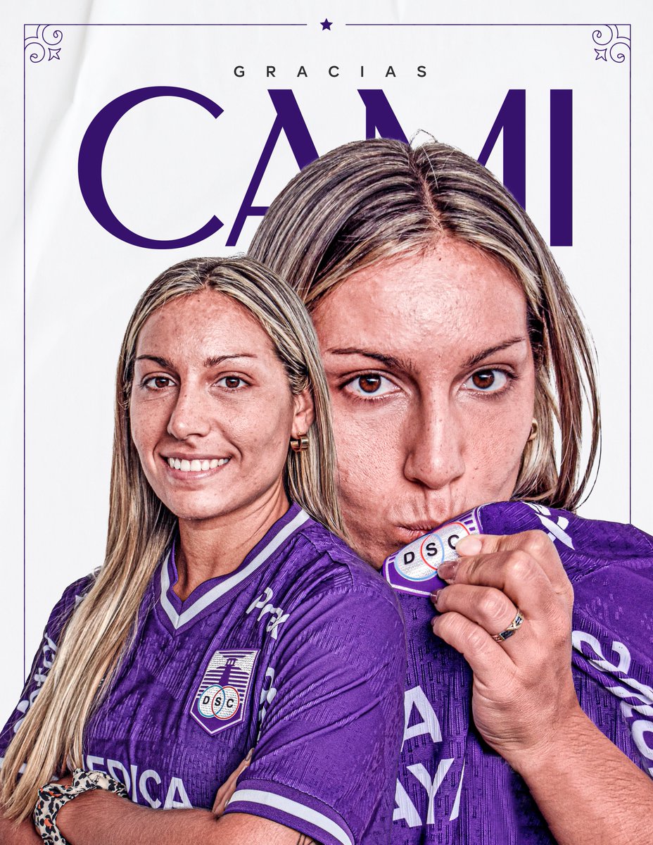 DefensorSp's tweet photo. 𝗚𝗥𝗔𝗖𝗜𝗔𝗦 𝗖𝗔𝗠𝗜

Camila Friciello puso fin a su carrera futbolística.

Primera jugadora inscripta en @DefensorSpfem, campeona uruguaya e hincha incondicional de Defensor Sporting.

Gracias Cami por defender nuestros colores dentro y fuera de la cancha.

Orgullo Violeta 💜 https://t.co/0xbdjK2hkZ