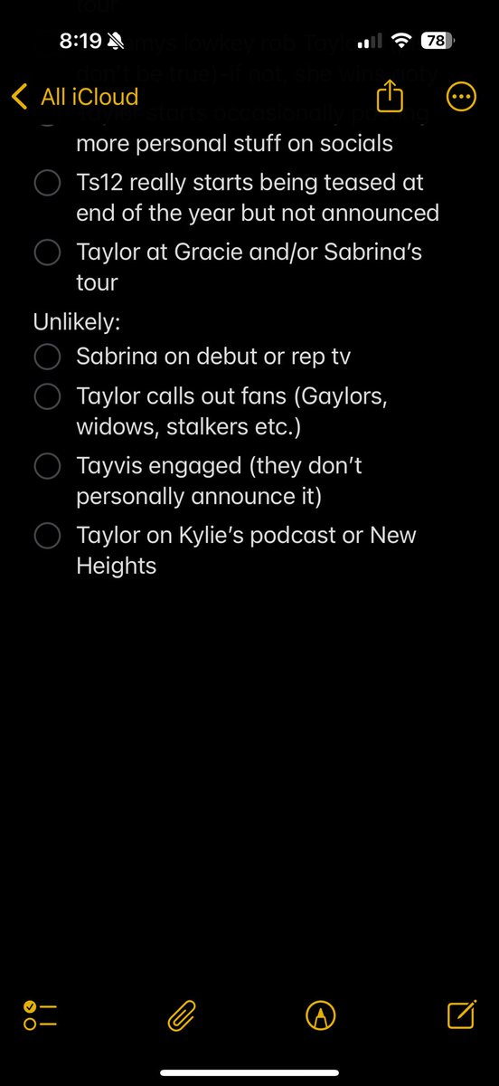 Yall these were my 2025 predictions that I thought were unlikely 😭 and 2 of them happened