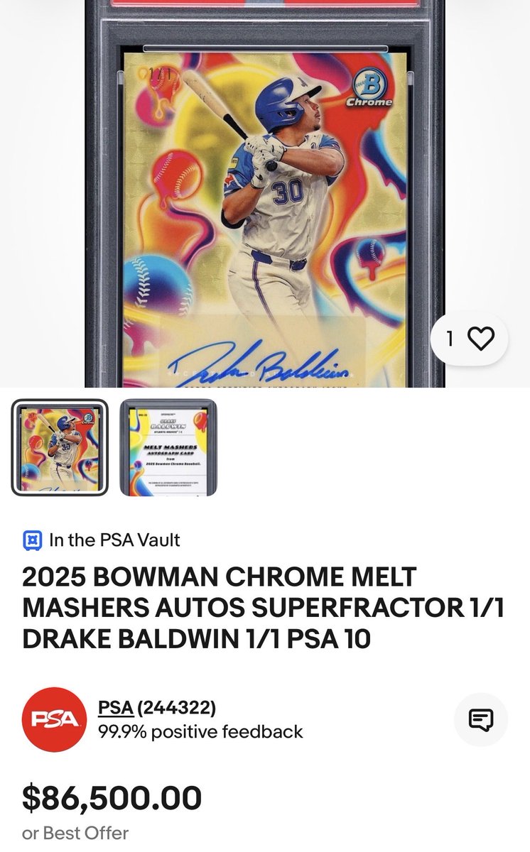 BornOn3rdBase42's tweet image. I feel like I’m having a stroke lol. I love Drake Baldwin but good lord nobody is paying this.