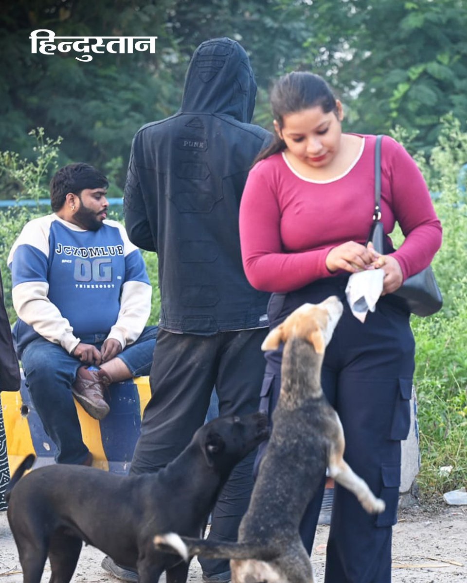 Live_Hindustan's tweet image. #InPics | नोएडा के DND टोल प्लाजा पर डॉग लवर्स ने सुप्रीम कोर्ट के खिलाफ प्रदर्शन किया।

Photo by Sunil Ghosh 

#DogLovers #Protest #SupremeCourt #Noida #DNDTollPlaza