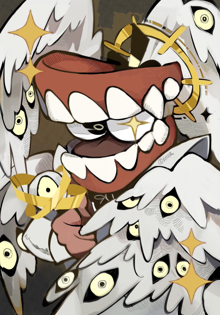 _ehir's tweet image. Biblical teeth #tadc  #caine