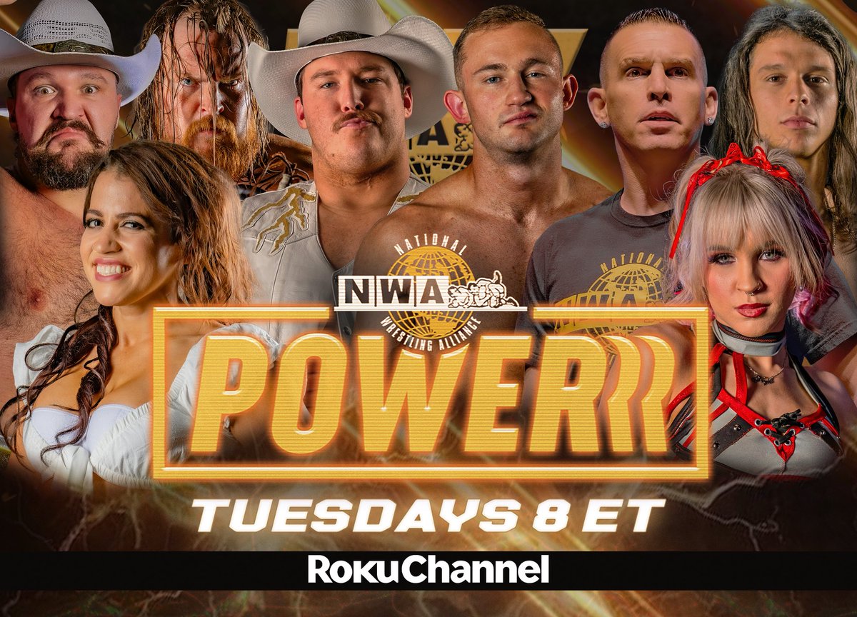 NWA keeps delivering as a new episode of <a href="/nwa/">NWA</a> Powerr hits your television screen on the ROKU SPORTS CHANNEL this Tuesday at 8pm ET/ 5pm PT. You don’t wanna miss it!

Witness the POWERRR: NWA on Roku streams free every Tuesday at 8:00 PM ET on Roku Sports, with replays Tuesday at