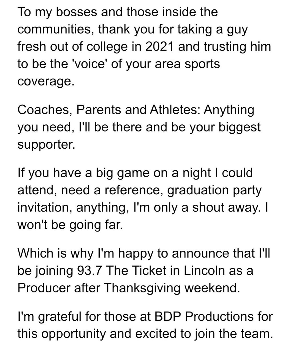 NickWhyman's tweet image. Thank You. ❤️ 

Grateful. 🙏 

Excited for the next opportunity and chapter of my story.