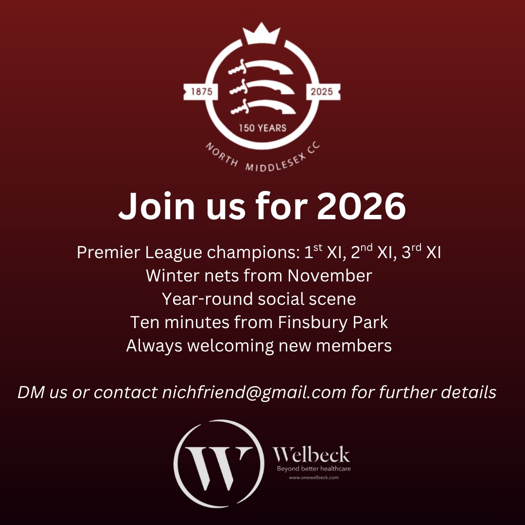 North Middlesex CC tweet media