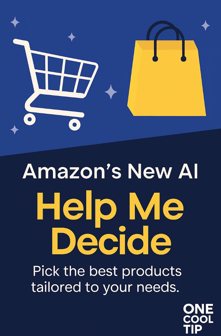 rjmans's tweet image. 🤖 Amazon&apos;s AI Shopping Assistant Ends Your Product Paralysis

🛒 Overwhelmed by too many options on Amazon? The new “Help Me Decide” AI tool may pick the right one for you, with reasons. Find out how to use it and whether it’s worth your trust.

#AmazonAI #ShoppingAssistant…