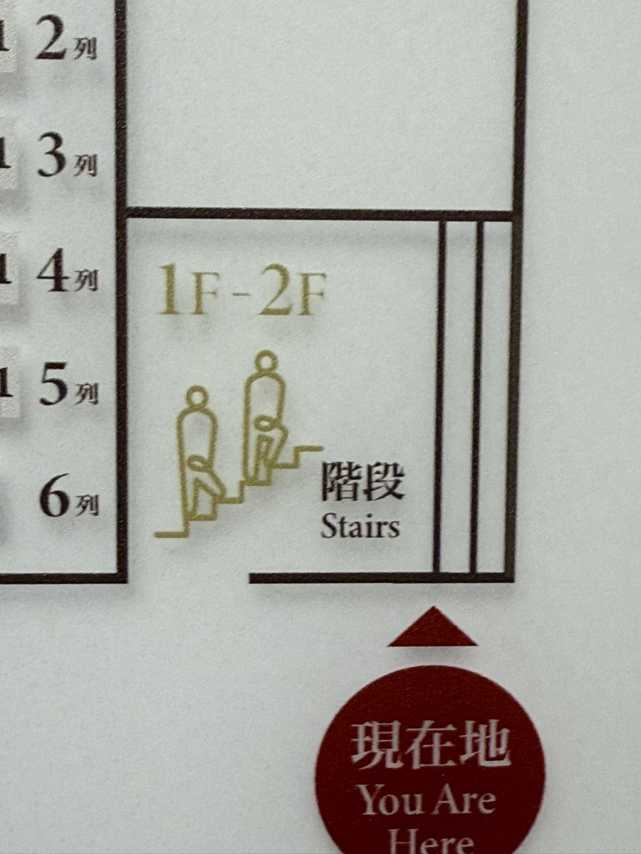 細部までオシャレでかわいいけど、その中でもこのピクトグラムは