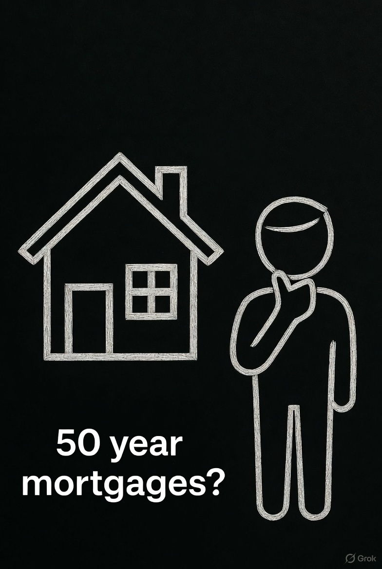 Afterburn001's tweet photo. The thought of a 50 year loan as a single solution to help more people to get into a home is a bad idea. But what if those loans came with a reduced interest rate, and all 50 year loans were exempt from all property taxes? https://t.co/xiz2gbg3q9