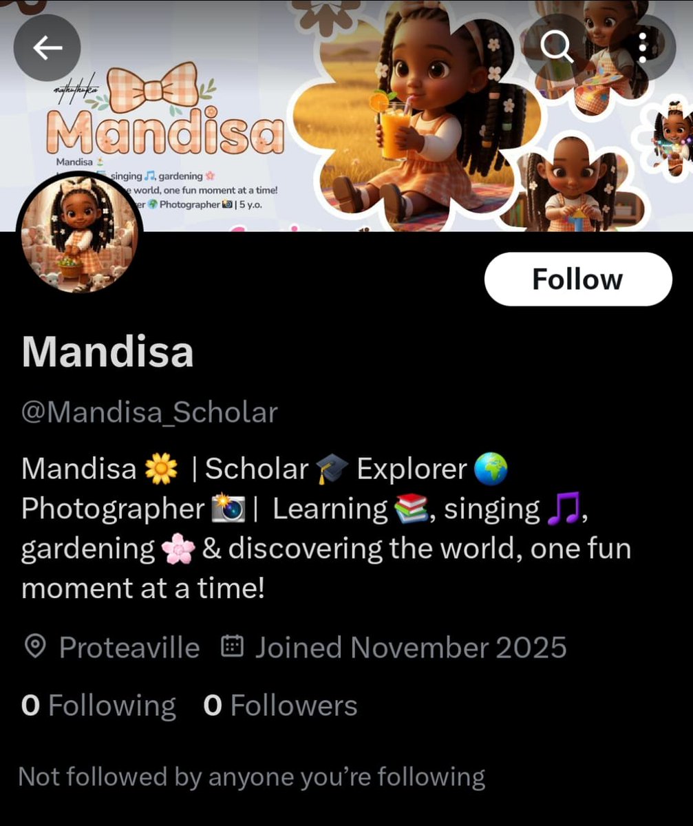 mathuthuka_'s tweet image. Mandisa is now available on all social media platforms,  follow - @Mandisa_Scholar
.
its a new day, do follow her and remember the My Pocket Creche app is now available for purchases.  inbox/ email to purpse your own #Mandisa #Mandisaonline #JoziKids #learnandPlay #kids #Children