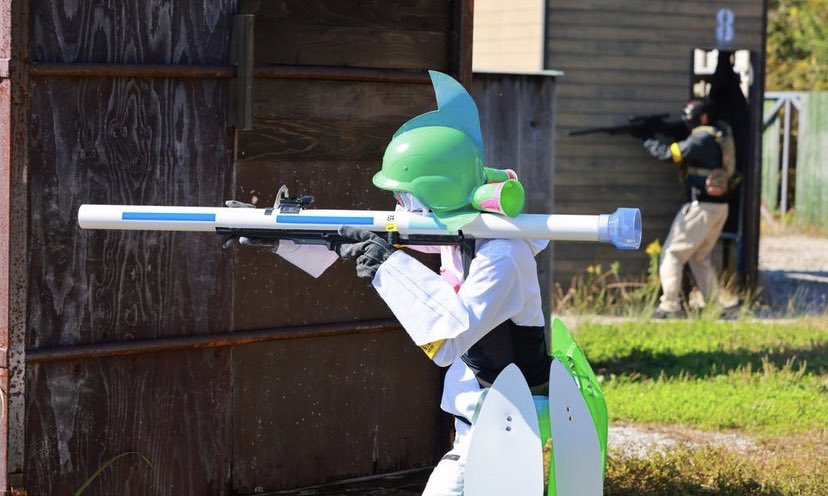 toriatamavitzer's tweet image. 今年は思いっきりネタに走った #ARMOR祭 でしたが、雨上がりの朝方第一ゲームの際に急に陽射しが差し込み、ユニオンベースさんの地形も相まってポケモンSVのエリア・ゼロを彷彿とさせる不思議な輝きを放っていて、テツノブジン装備が雰囲気に合っていた #ARMOR祭2024 が未だに強く印象に残っています