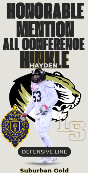 Honorable Mention All Conference Defensive Line
#53 Hayden Hinkle <a href="/Hayden__Hinkle/">Hayden Hinkle</a>
