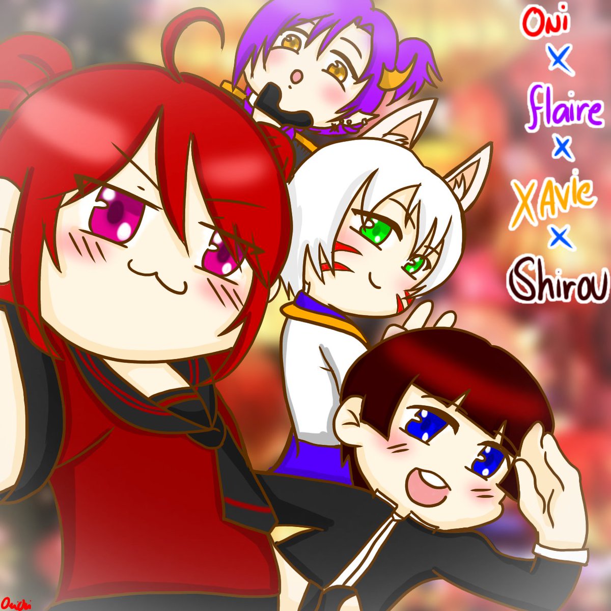 WE ARE BACK for collab <a href="/LoravFlaireune/">Lorav Flaireune ⚔️ (2.0 JUNE 2026)</a> <a href="/ShirouMCh/">Shirou Mutan 📋🤔| Vchoober (?)</a>  <a href="/XavieSanDesu/">XAVIE-SAN🦊SpiritFox🦊Vtuber</a> 
twitch.tv/oni_onivt