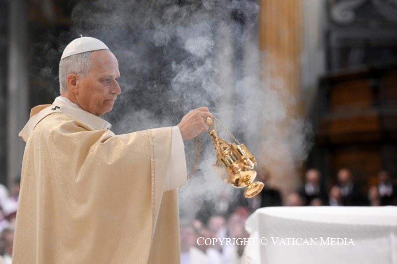 Notable from Leo today at The Lateran on the liturgy: “Finally, I would like to mention an essential aspect of the Cathedral’s mission: liturgy.  The liturgy is ‘the summit toward which the activity of the Church is directed... the source from which all its power flows.’ In it,