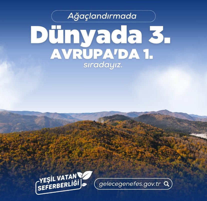 #GeleceğeNefes
#YeşilVatanSeferberliği