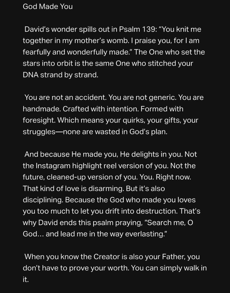 bradieb3's tweet image. Psalms 139