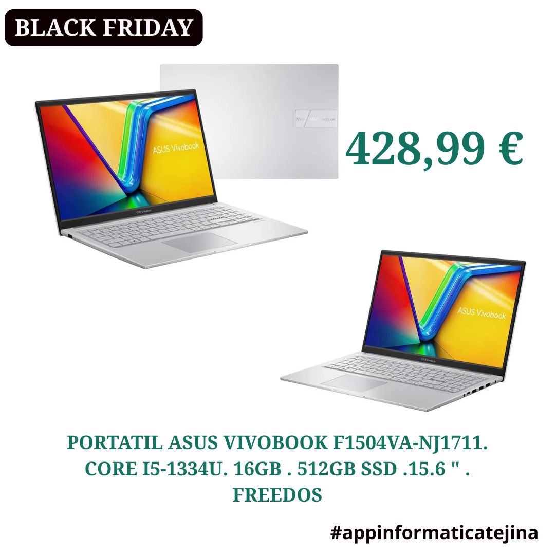 TejinaApp's tweet image. Tu antiguo Portátil va lento, ya no recibe actualizaciones. 🧐
No esperes a que fallen.👀
Cambia tu equipo viejo por lo último en tecnología. Mayor seguridad, mejor rendimiento y más disfrute. 
¡Te lo mereces! 💯
#appinformatica  #appinformaticatejina #portatil #BlackFriday