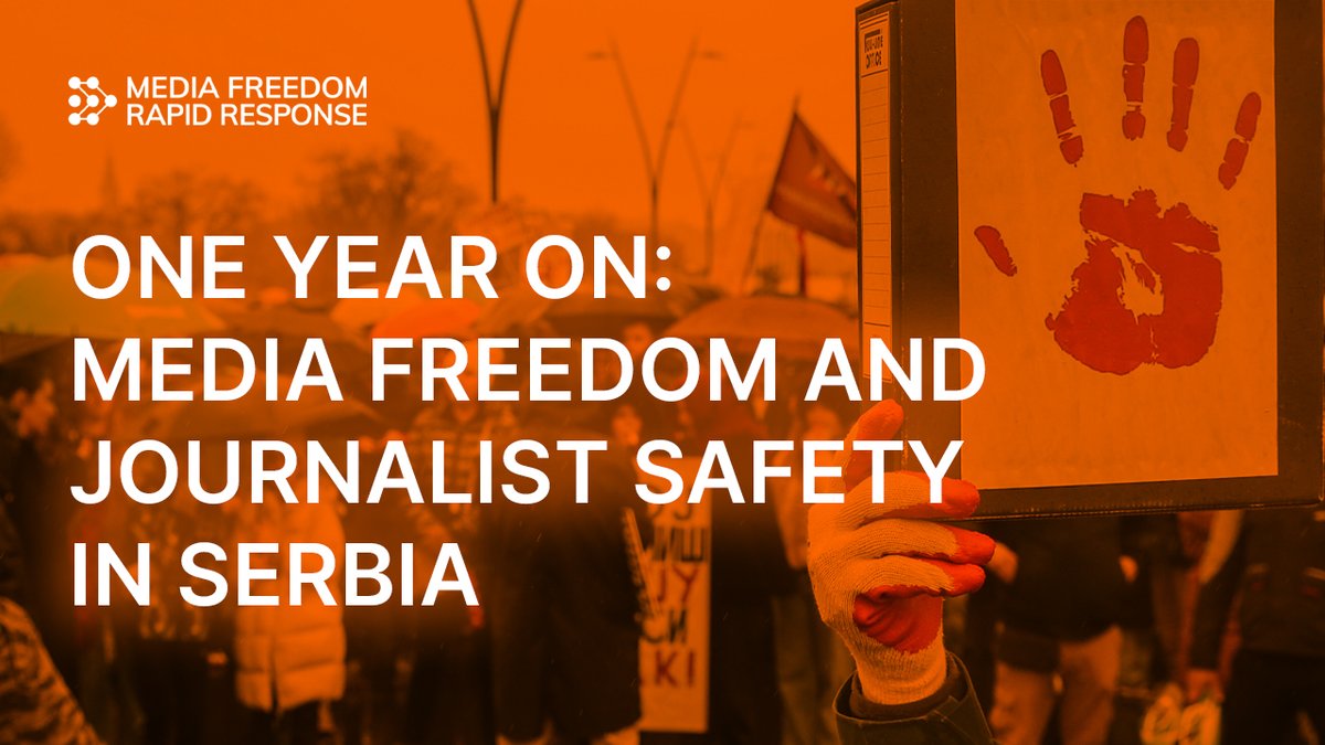ECPMF's tweet image. Watch the webinar examining the rise in attacks on Serbian journalists and the lack of accountability over the past year. Released to mark the International Day to #EndImpunity, the session explores how unchecked violence threatens the rule of law: youtube.com/watch?v=xX5iAc…