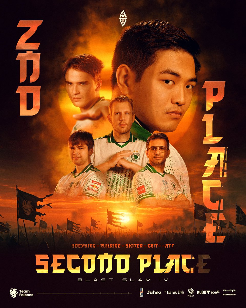 FalconsEsport's tweet image. We gave it our all and came up just short - second place at BLAST Slam IV after a nail-biting 2-3 final. 

Thank you for the support. We will come back stronger. 💚

#FalconsAreHere - #BLASTSlam