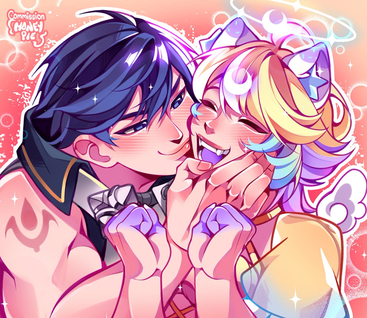 AngelMoonling's tweet photo. I love him more than anyone else in the world !!! ♡ he treats me like the princess i deserve to be~ 

#exaltedmoon #Moonsword 

🎨 @/honeypie12 https://t.co/rFWxd1mM1R