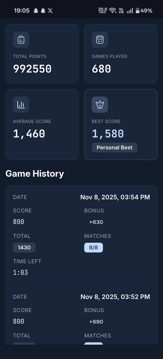 Played fun game created by <a href="/eigentribe/">EigenTribe</a> 

It's amazing experience and fun to complete with others.
 
Team behind this amazing game <a href="/satyaki44/">Satyaki</a> <a href="/_KaranHanda/">Karan Handa</a> <a href="/ArghyaChow14/">Arghya</a> <a href="/kairen_me/">Kairen 🕯️</a> <a href="/Sambhav455/">Sam</a>
