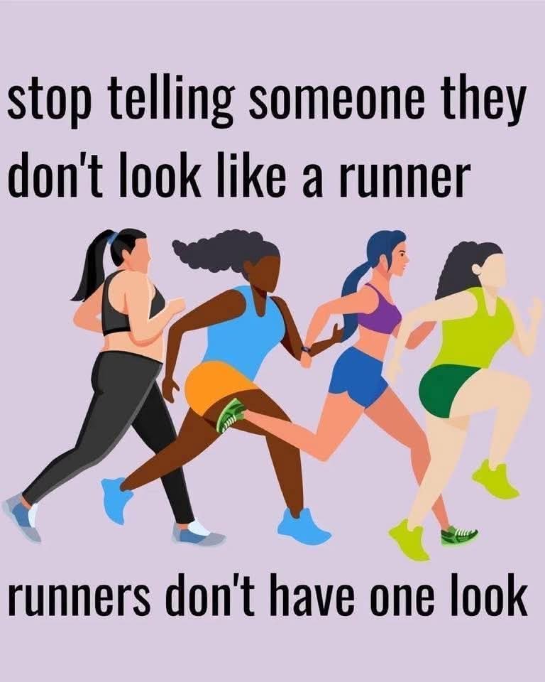🗨️ Exactly! 💯 If you run, you are a runner 😎 #running 👇#runners 👟 #run 🫶