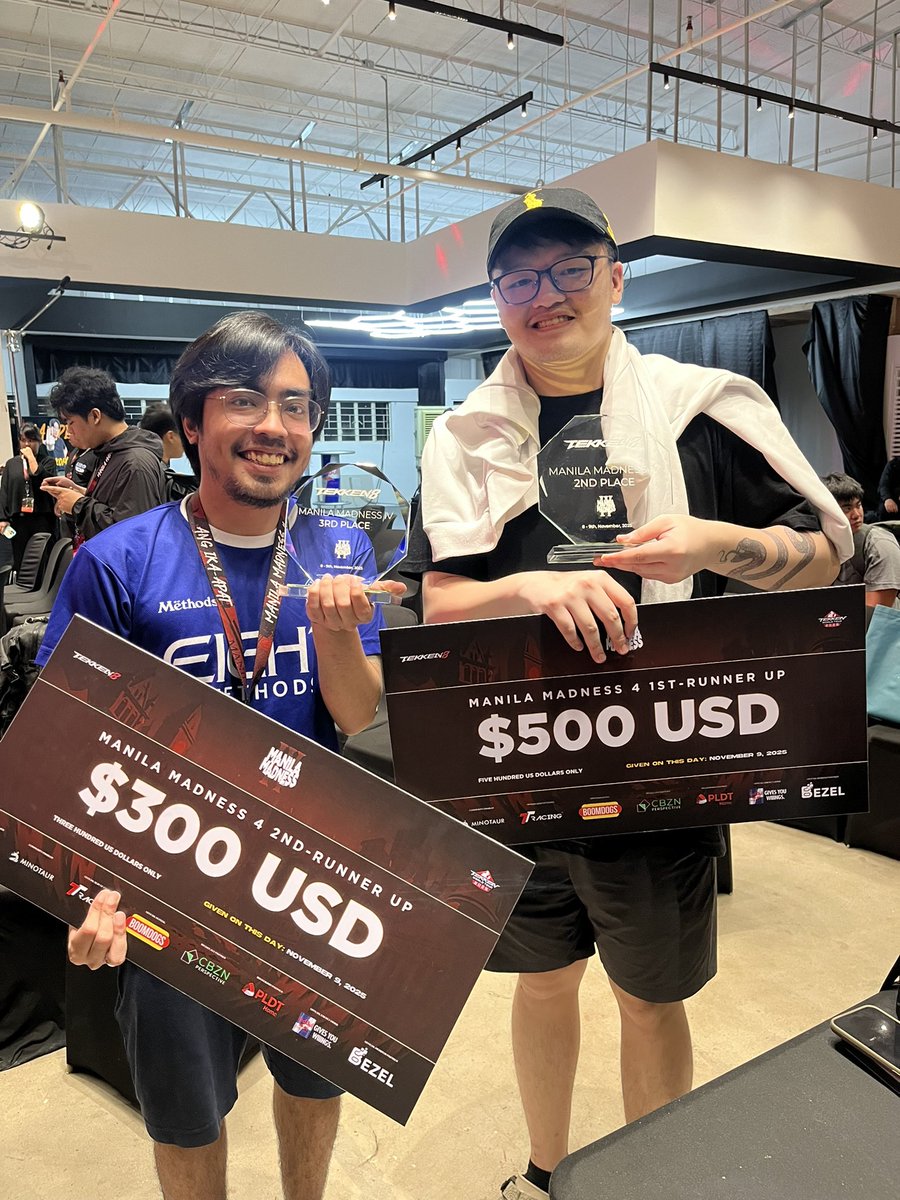 Melos_TK's tweet photo. Special shoutout to @TK_RakEnRoL and @BrownmanFgc for making this tournament happen! Thank you for giving the ph community a platform to play!

And shoutout to Kimo (dunno his twitter) he also killed me HAHA https://t.co/l64G97Fy1g