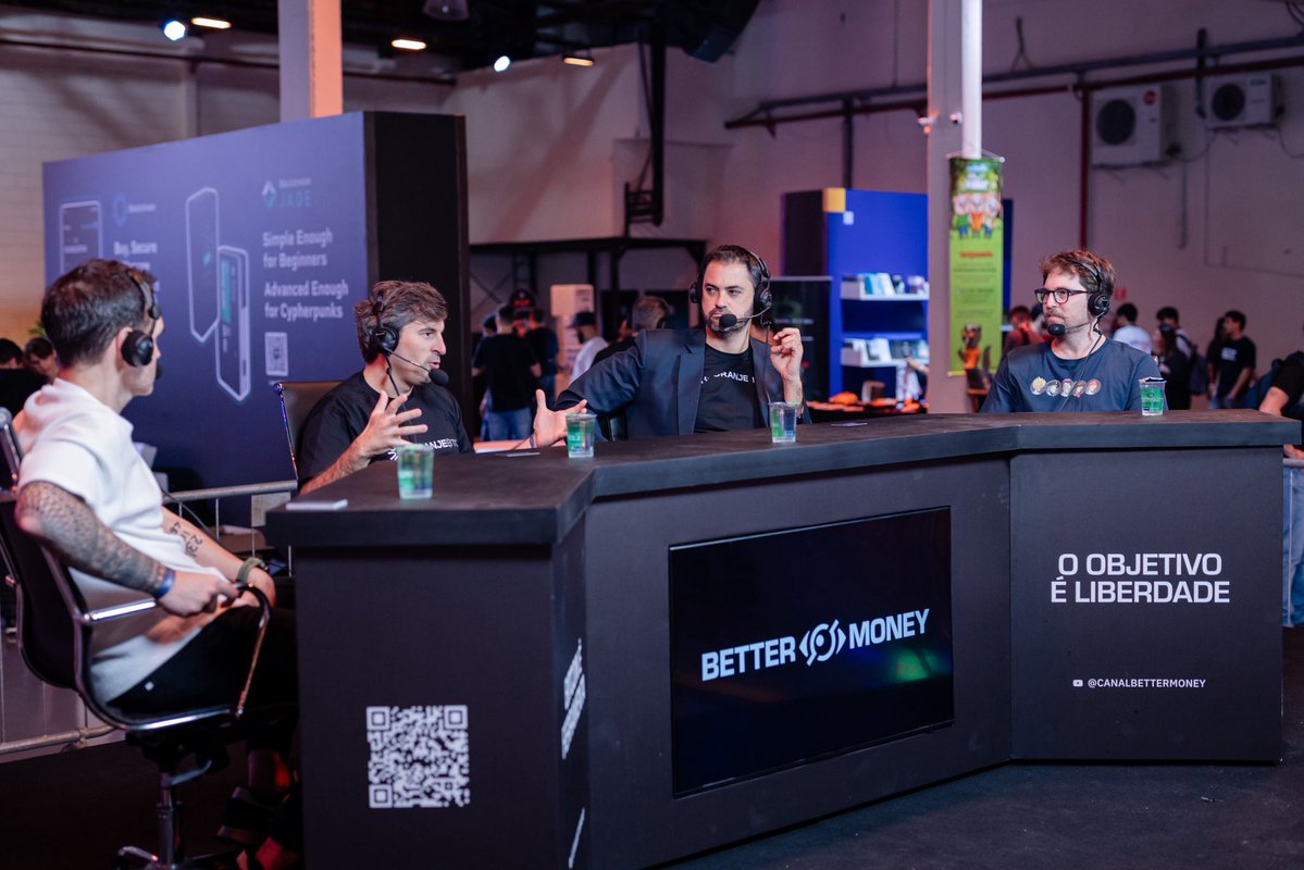 4a <a href="/satsconf_/">Satsconf</a> na conta.

Parabéns a todos os envolvidos na organização <a href="/lucasdcf/">Lucas Ferreira 🇧🇷⚡️</a> <a href="/BitCoisas/">BitCoisas | Hiro</a> (não tenho mais ninguém da organização aqui, mas a equipe total ultrapassou as 120 pessoas envolvidas ao longo do evento) por mais um evento fantástico! Impressionante como é o 3o ano