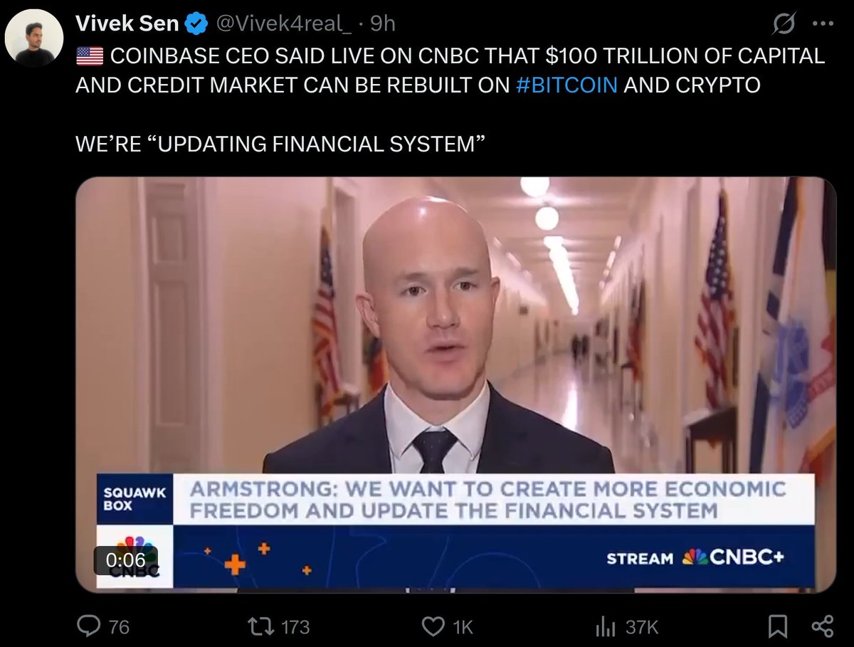 MastrXYZ's tweet photo. What happens when institutions, states and big fiat players enter crypto?

Is the excitement really justified and what everyone refuses to acknowledge?

Here is a fact-based version in one long, brutal tweet. 👇

Crypto was built by outsiders.
Now the insiders are buying the whole arena.

Adaption.
Integration.

---

🔺 Chapter 1: #Bitcoin Becomes Wall Street Property

#BlackRock, #Fidelity and #Vanguard together manage over $23 trillion.
That’s more than 20× the total crypto spot market.

BlackRock’s BTC ETF became the fastest-growing ETF in US history, adding over 300,000 BTC under custody, more than any country on earth outside the US.

Miners produced ~450 BTC/day.
ETFs absorbed 10× that during peak inflows.

BTC is no longer priced by retail sentiment.
It’s priced by institutional demand curves.

---

🔺 Chapter 2: Governments Don’t Ban Crypto. They Buy It.

El Salvador uses Bitcoin as legal tender.
Several US states now hold $BTC in treasury reserves.
Hong Kong approved spot ETFs before the US approved ETH ETFs.
UAE and Singapore built fully regulated crypto frameworks.
China controls 60–70% of the ASIC production chain.

Crypto is no longer “anti-state.”
States are quietly absorbing it.

Once a government owns an asset, it regulates to protect itself, not you.

---

🔺 Chapter 3: Exchange Power Shifts to Legacy Finance

2024–25 saw the most dramatic shift in crypto liquidity ever recorded:

• #Binance ’s dominance dropped under heavy enforcement pressure
• Coinbase’s liquidity shifted to ETF custodians
• 15–20% of all BTC trading volume moved to regulated products
• USDT markets saw extreme deviations during liquidation events, over 100 Binance pairs dropped 10–100% lower than secondary exchanges

That’s not decentralisation anymore.
That’s consolidation.

Retail is no longer price discovery.
Retail is reaction.

---

🔺 Chapter 4: Mining Centralisation

Bitcoin mining used to be thousands of players.
Now it’s a triangle of power:

• US miners control ~38% of hashrate
• China-linked hardware firms dominate chip supply
• Kazakhstan + US + Russia = ~70% of global hashrate
• Public miners like Marathon and Riot report double-digit hash growth every quarter

Add regulatory pressure, OFAC enforcement, and energy lobbying and you get political miners, not ideological miners.

Censorship resistance becomes optional.

---

🔺 Chapter 5: The Regulatory Takeover

MiCA, SEC rules, MiFID frameworks, most were influenced or co-written by:

• BlackRock
• State Street
• Fidelity
• US banking associations

The same firms selling ETFs are helping define the “legal version” of crypto.

DeFi takes the hit:

• KYC creeping into DEX operations
• Capital limits for stablecoins
• Mandatory disclosures for token teams
• Custody requirements only billion-dollar firms can meet

Regulation creates winners.
And those winners already wear suits.

---

🔺 Chapter 6: The Liquidity Drain

Institutions hate decentralised liquidity.
They prefer controlled, predictable rails.

Since 2024:

• Over $15B moved from exchanges into ETFs
• Altcoin market depth collapsed up to 70%
• Wash-trades dominate many small-cap volumes
• Real retail buyers are at multi-year lows
• Forced liquidations skyrocketed due to shallow liquidity

Institutions don’t need your conviction.
They need your volatility.

---

🔺 Chapter 7: The Forced Seller Era (Integrated Section)

People think institutions only buy.
They don’t.

Institutions must sell:

• quarterly profit cycles
• balance sheet resets
• risk-adjusted portfolio rules
• ETF rebalancing
• tax optimisation
• shareholder pressure

BlackRock and Fidelity both reported realised BTC gains during multiple quarters in 2024–25.
That means they sold, heavily.

You didn’t always see the sales because they happen via:

• OTC desks
• dark pools
• block trades
• internal liquidity networks

Retail sees “sideways chop.”
Institutions see harvest season.

And here’s the hard truth:

The cycle retail thinks we’re in is already over.

This market isn’t a bullrun anymore,
it’s an institutional extraction phase:

• lower retail inflows
• thinner order books
• ETF outflows moving prices
• altcoins nuking from shallow depth
• market makers running neutral books
• volume looking high but being mostly synthetic

When big players take profits, the market doesn’t crash,
it bleeds slowly, quietly, relentlessly.

Retail keeps waiting for a “cycle peak.”
Institutions already locked their gains.

---

🔺 Chapter 8: States Weaponise Crypto

Crypto is now a political tool:

• US politicians run memecoins for voter harvesting
• China uses mining economics for energy balancing
• EU forces surveillance-grade KYC into wallets
• Russia uses stablecoins for sanctions evasion
• The US Treasury runs blockchain analytics at intelligence-agency scale

Crypto became geopolitics.
And geopolitics always wins over ideology.

---

🔺 Chapter 9: The Narrative Hostile Takeover

Institutions don’t adopt narratives.
They overwrite them.

Before: “Not your keys, not your coins.”
Now: “ETF exposure.”

Before: “Freedom tech.”
Now: “Regulated digital assets.”

Before: “Open networks.”
Now: “Compliant infrastructure.”

Crypto didn’t mature.
It was repackaged.

---

🔺 Final Chapter: The Truth

When institutions and states enter crypto:

• They buy the liquidity
• They write the rules
• They own the custody
• They shape the mining
• They influence the prices
• They steer the narratives
• They absorb the innovation
• They sideline the builders
• They use retail as exit liquidity

Crypto isn’t being destroyed.
It’s being restructured for those who can afford to control it.

I’m bullish,
but only on the builders, the researchers, the watchdogs, the people who still care about the original mission.

Everything else is just TradFi
wearing blockchain camouflage.

— $MASTR