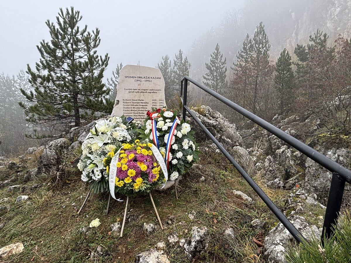 HenkvandenDool's tweet photo. Today at Kazani, we remember and pay respect to the victims whose lives were taken in one of Sarajevo’s darkest chapters. Remembering Kazani means confronting difficult truths and honoring the dignity of every victim, which we see as the only way forward.

@DutchMFA https://t.co/0jRPMTX45x