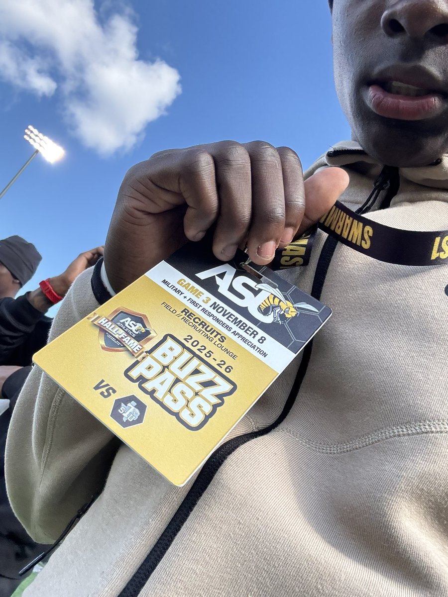 Game day visit at Alabama State University was a great experience can’t wait to be back!! <a href="/BethesdaBlazers/">Bethesda Blazers</a> <a href="/AntwainTurner/">Coach Turner</a> <a href="/CoachF_Walker/">Flem Walker</a>