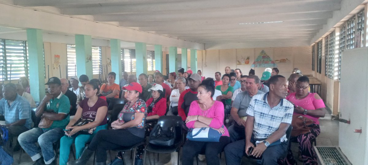 Plenaria política de preparación para aseguramiento al día Nacional de la Defensa en la demarcación de Micro 70 #IsladelaJuventud #SentirPinero