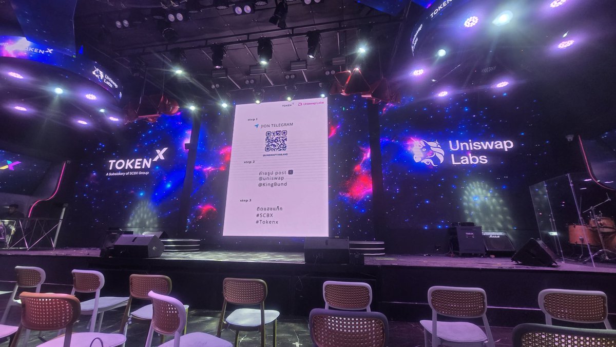 Onchain on the Ground Thailand
LFG 🚀 🚀 🚀 

<a href="/Uniswap/">Uniswap Labs 🦄</a> <a href="/KingBund/">Gun (Kingbund)</a> 
#SCBX #TokenX