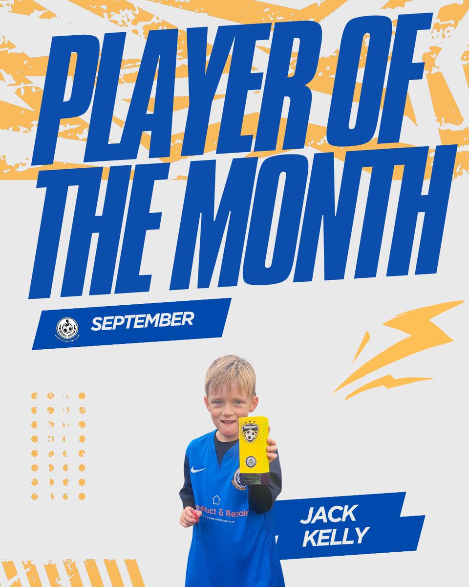CourtHeyFC's tweet image. POTM for September Jack Kelly - Well done mate