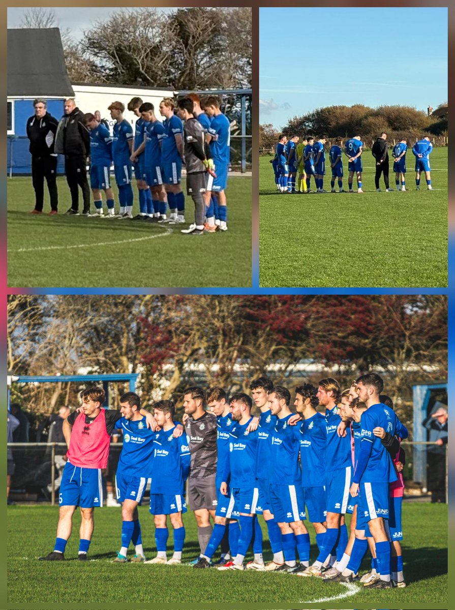 Lest we forget 🪖

All three teams paying their respects to those who made the ultimate sacrifice this weekend

#ComeOnYouBlues🔵
#Selsey
#COYB