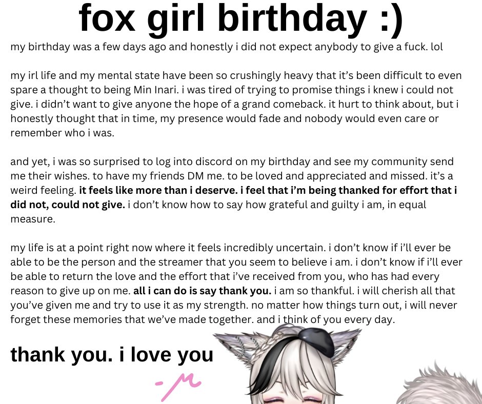 InariMin's tweet image. hi! it was my birthday a few days ago!