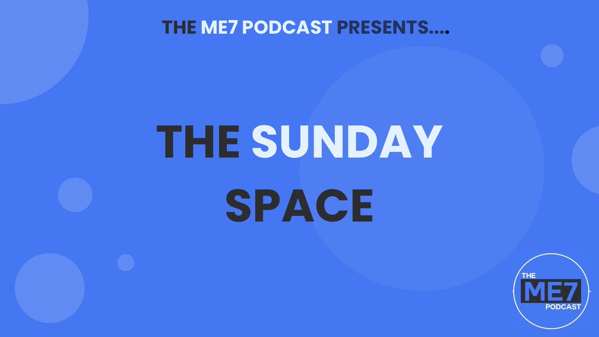 TheME7Podcast's tweet image. TONIGHT! 🎙️

Isn’t it nice to spend your Sunday talking about 3️⃣ points! 

Join me and a couple of different guests, as @theElgrunn and @JustAlexUK look back at a massive win at The Mem yesterday! 

Gareth’s back, and so are we. 

LIVE from 8️⃣pm tonight! 

Tom - @tomjasperME7