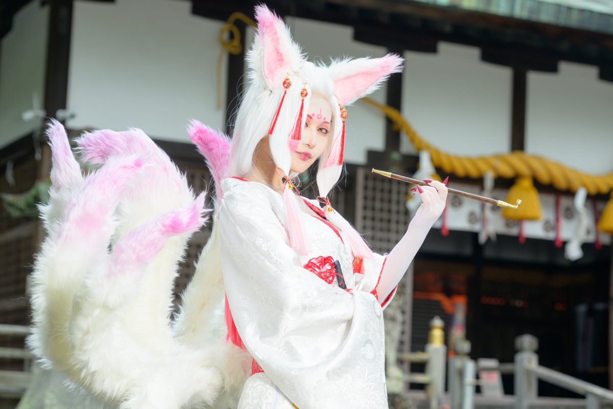 闘鶏神社で撮影させていただきました⛩️

オリジナル創作 / 九尾の狐
photo <a href="/Kaonasi_Love2/">すー（カオナシ）</a> 
#COSJOY