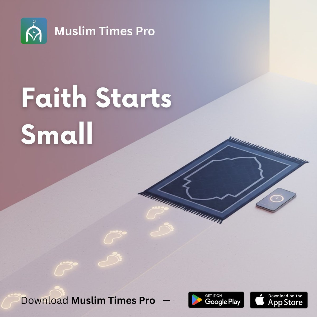muslimtimespro's tweet image. One prayer can change your day
One habit can change your life.

Missed a prayer?
Start again today.

- Set a reminder
- Open Muslim Times Pro
- Find your nearest mosque
- Stay consistent

#Faith #Islam #MuslimTimesPro