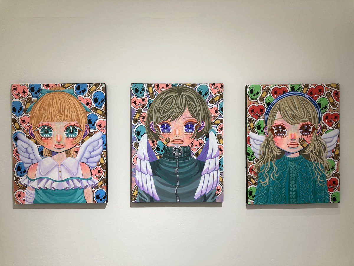 絵画、まあるい色と輝き sp on X