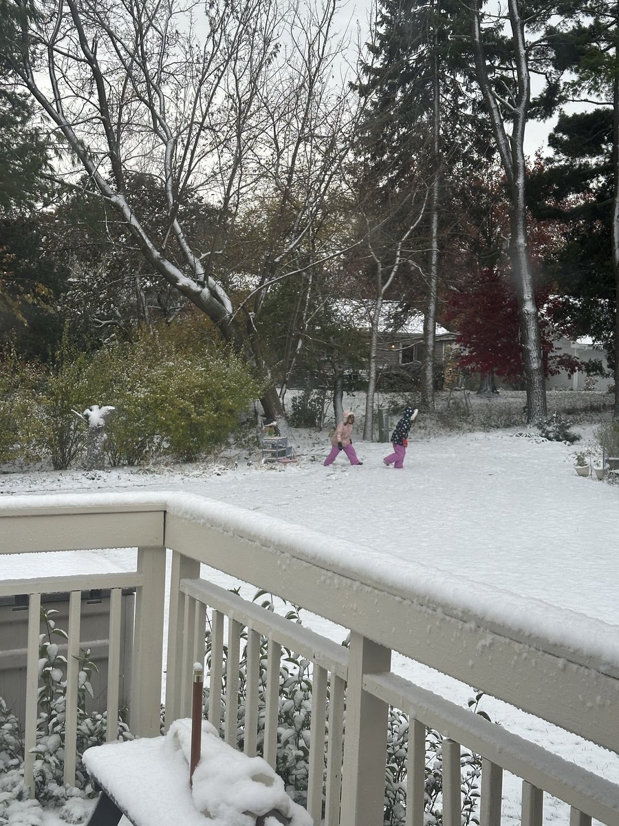 The first snow has arrived