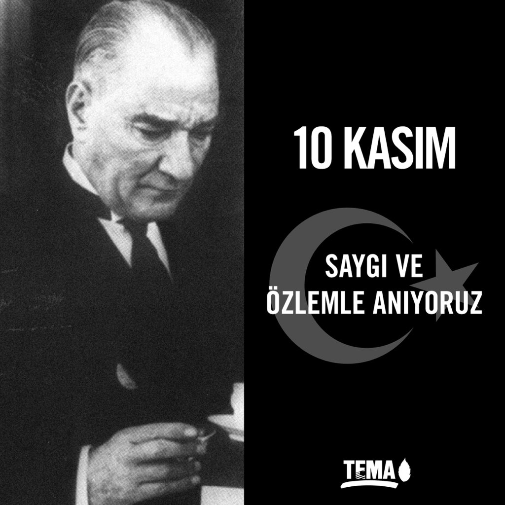 Bu topraklarda yeşerttiğin umut sonsuza dek yaşayacak. 🇹🇷

Saygı ve özlemle anıyoruz.

#MustafaKemalAtatürk #10Kasım #10Kasım1938