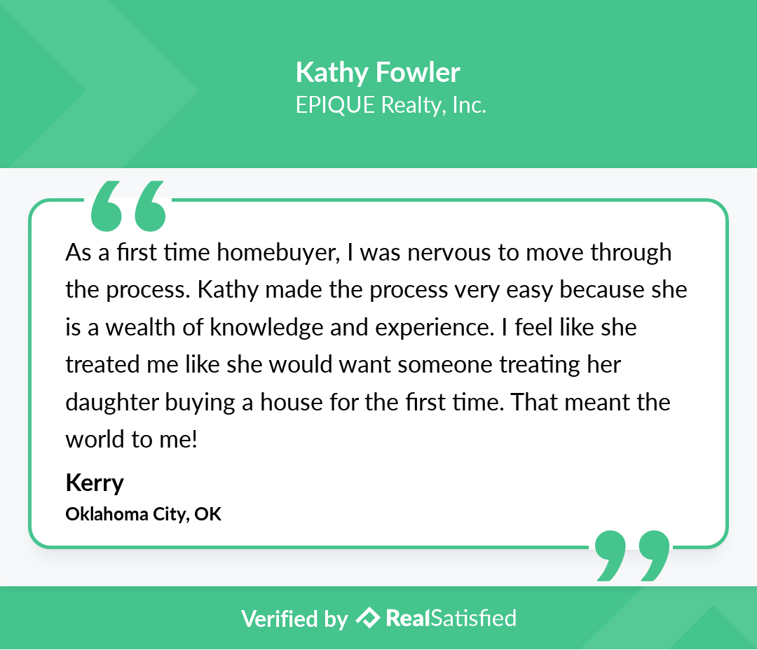 KathyFowlerOK's tweet photo. What beats a satisfied client? Not much. :) https://t.co/tOY1BxSpMY via @realsatisfied https://t.co/lHyDoxWMYk