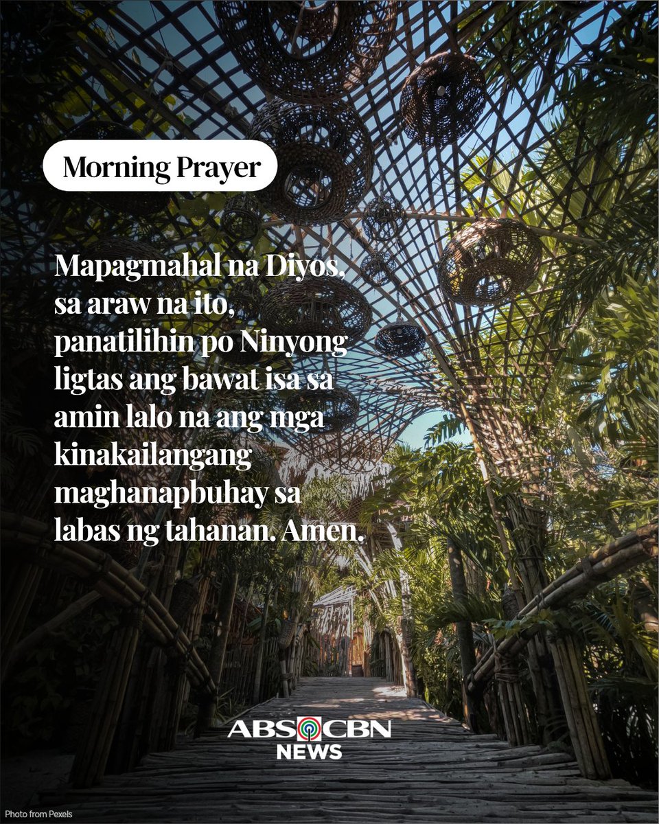 ABSCBNNews's tweet photo. Panatilihin Niyo po kaming ligtas. 🙏 https://t.co/S9svdSE3px