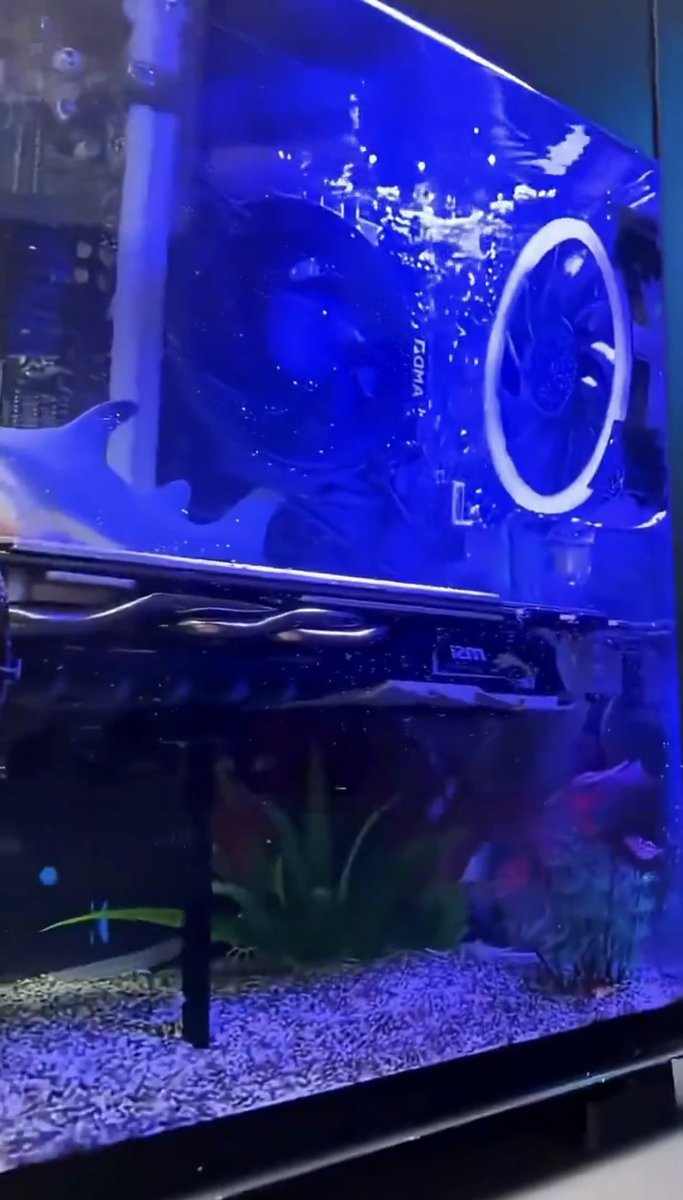 Liquid cooling? Let's exaggerate a bit.
#asus #liquidcooling