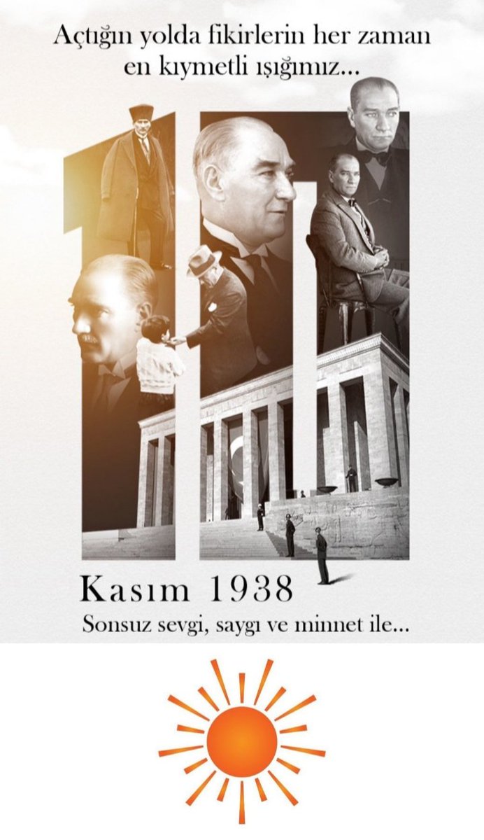 “10 Kasım 193∞”
Sonsuz sevgi, saygı ve minnet ile...

#10Kasım #MustafaKemalAtatürk