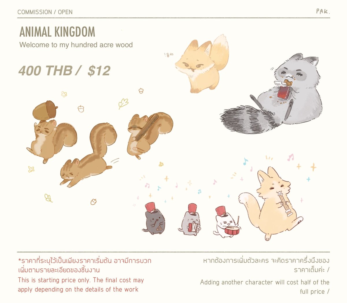 pakupak12's tweet image. Pls kindly rt    

CMS OPEN ⭑.ᐟ

[ 0 / ??]   
- 1 คน/คิว สั่งงานได้ไม่เกิน 2 งานนะคะ(คละงานได้ค่ะ) 
- ระยะการทำงาน 4 วัน - 1 อาทิตย์ขึ้นอยู่กับลักษณะงานค่ะ

สอบถามรายละเอียดเพิ่มเติม หรือจองคิวทาง DM ได้เลยนะคะ💕 
#commissionTH
#commissionsopen