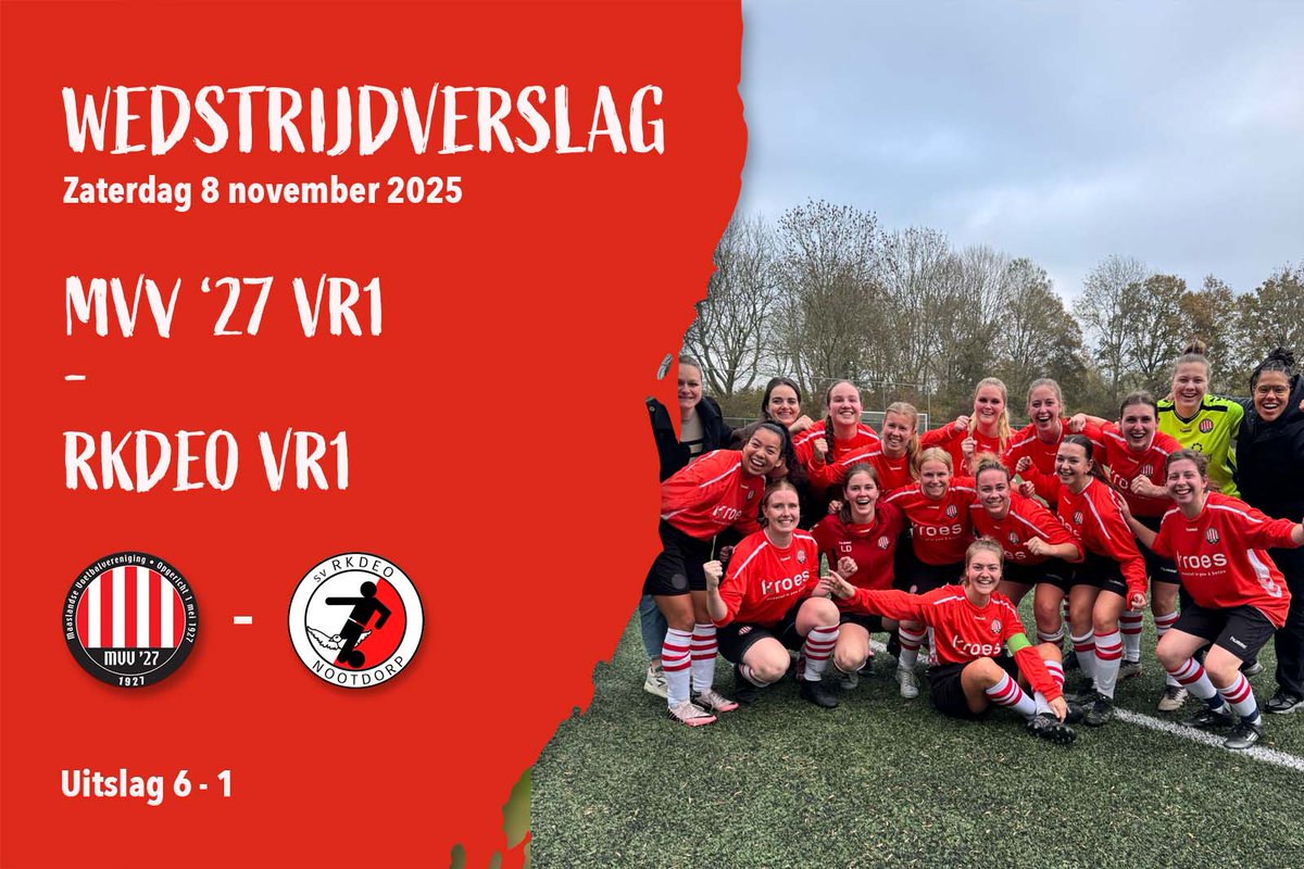 Weergaloze voetbalshow op veld 4!!! mvv27.nl/2025/11/09/wee…