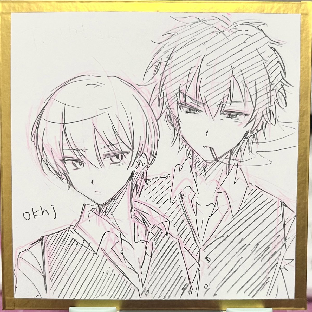 久々に描いた...！会えて良かったしお話しできて本当に楽しかった😭来年また機会があれば来ます！